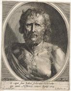 Theodor van Kessel naar v. Dyck gravure "Seneca", 2 versies, Antiek en Kunst, Ophalen