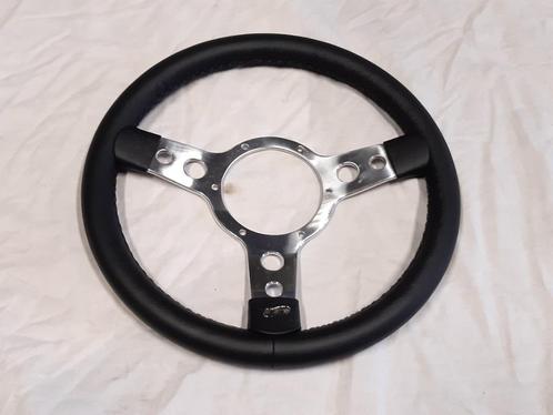 stuur Mountney semi-dished leder, CLASSIC MINI COOPER, Auto-onderdelen, Besturing, Mini, Oldtimer onderdelen, Rover, Universele onderdelen