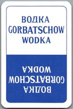 carte à jouer - LK8564 - Gorbatschow vodka, Collections, Cartes à jouer, Jokers & Jeux des sept familles, Comme neuf, Carte(s) à jouer