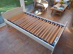 eenpersoonsbed wit, Huis en Inrichting, Ophalen, Gebruikt, 90 cm, Eenpersoons