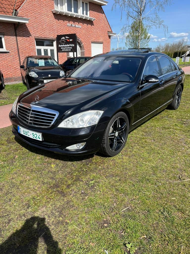 Mercedes s 320cdi w221 long 2006 euro4 vele opties, Automaat, 4 deurs, Achterwielaandrijving, Zwart