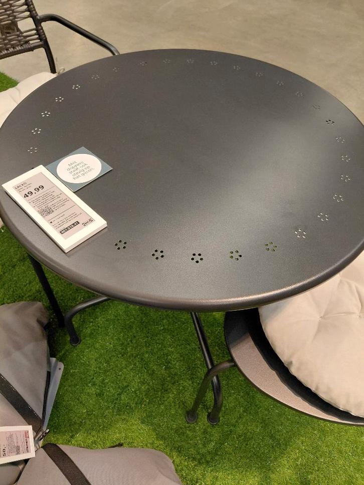 Nieuw bistrotafeltje, Jardin & Terrasse, Tables de jardin, Neuf, Rond, Aluminium, Enlèvement