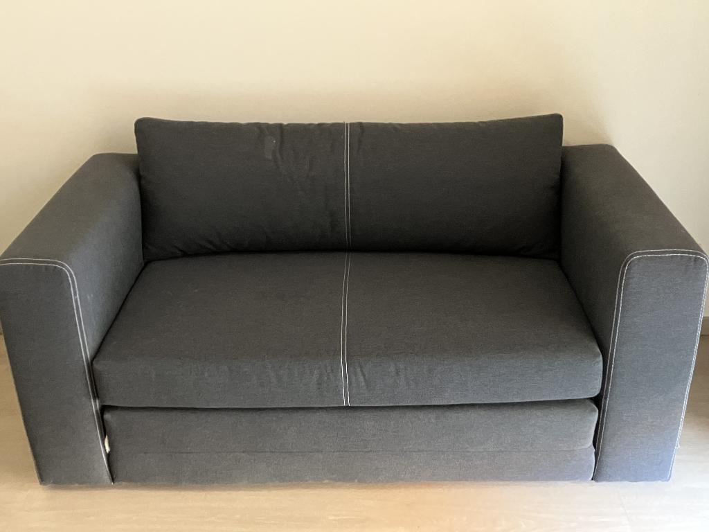 zetel / slaapbank, Ophalen, Gebruikt, 70 cm of minder, Tweepersoons