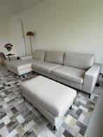 Beige zetel 3m met ligstuk, Huis en Inrichting, Ophalen, Zo goed als nieuw, Stof, Modern Scandinavisch