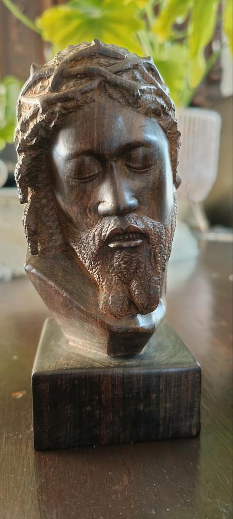 Statue de religion de Jésus en bois antique, Antiquités & Art, Art | Sculptures & Bois, Enlèvement ou Envoi