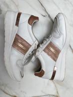 witte sneakers met brons accenten  39, Kleding | Dames, Wit, Ophalen of Verzenden, Sneakers, Gedragen