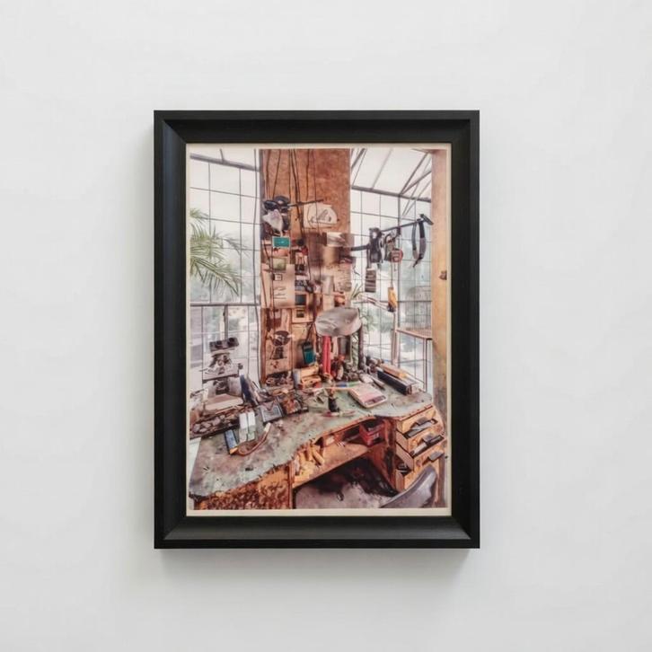 Panamarenko werkplaats, Antiek en Kunst, Kunst | Litho's en Zeefdrukken, Ophalen of Verzenden