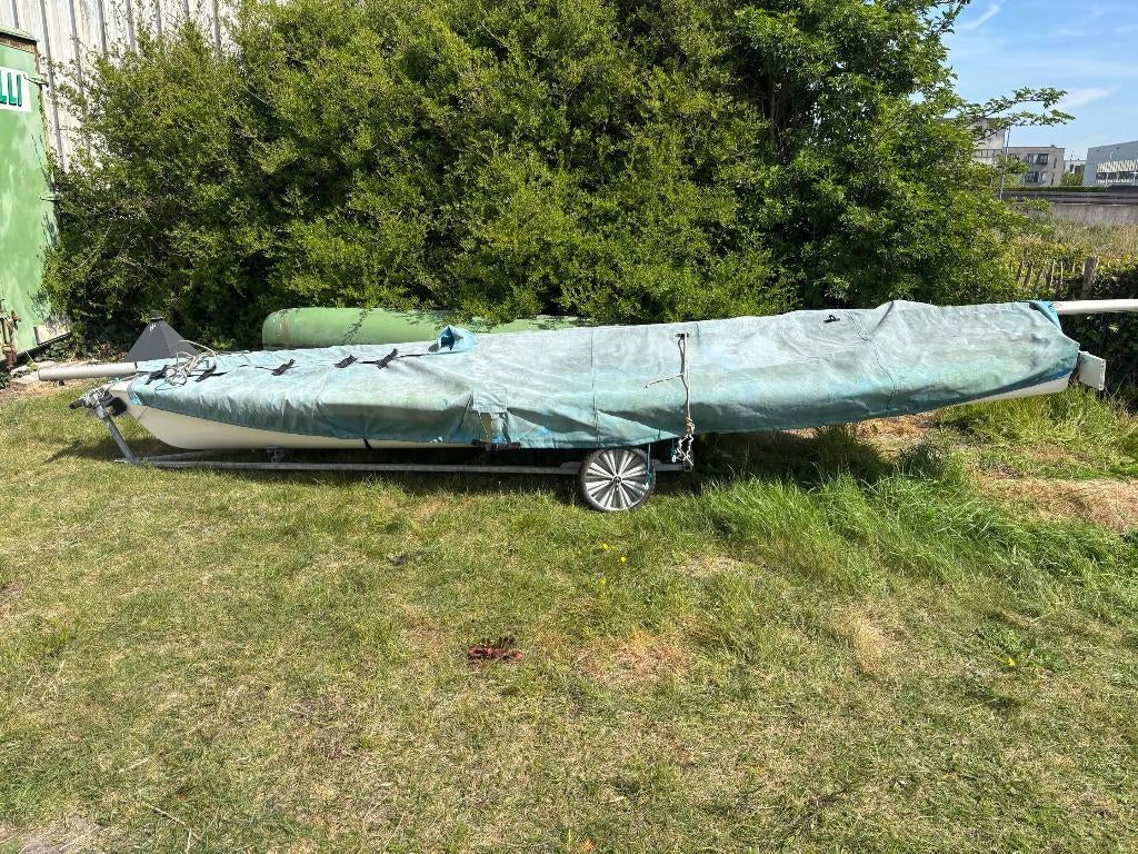 Contender, Watersport en Boten, Open zeilboten, Gebruikt, Overige typen, 3 tot 6 meter, Polyester, Geen motor, Ophalen of Verzenden