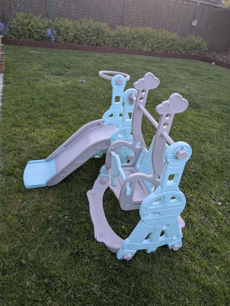 Peuter glijbaan en schommel, Kinderen en Baby's, Speelgoed | Buiten | Speeltoestellen, Zo goed als nieuw, Glijbaan, Schommel, Ophalen