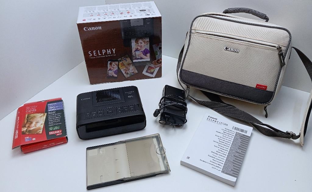 Imprimante photo CANON SELPHY CP1300 + étui de transport, Enlèvement ou Envoi, Comme neuf, Imprimante, Canon