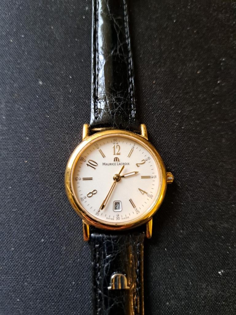 Montre Maurice Lacroix  suisse, Bijoux, Sacs & Beauté, Montres | Femmes, Enlèvement ou Envoi, Or, Or