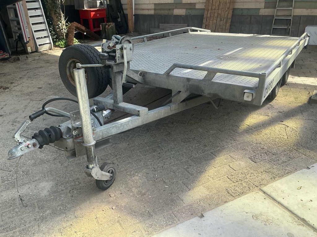 1998 Doornwaard DPW Autotransporter Aanhangwagen WV-66-HD, Gebruikt