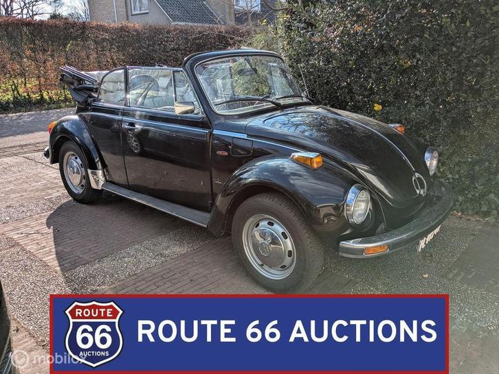 Volkswagen Beetle Cabriolet | 1978 | Route 66 Auctions, Auto's, Oldtimers, Bedrijf, Te koop, Volkswagen, Benzine, Overige carrosserie