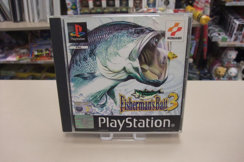 Fisherman's Bait 3 (cib) PS1, Enlèvement ou Envoi, 1 joueur, À partir de 7 ans, Utilisé
