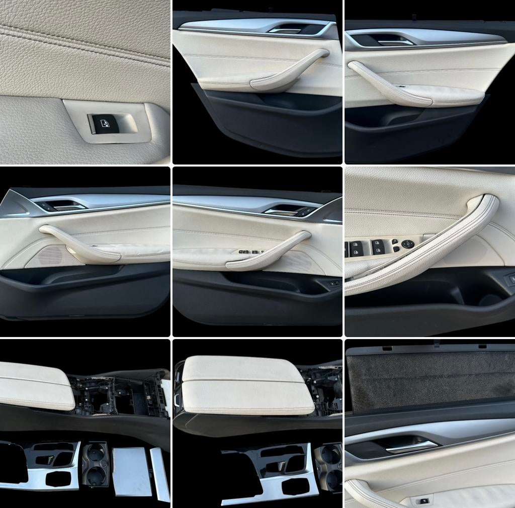 BMW 5 serie nieuw model G31 leder interieur beige  2017-2020, Ophalen, BMW