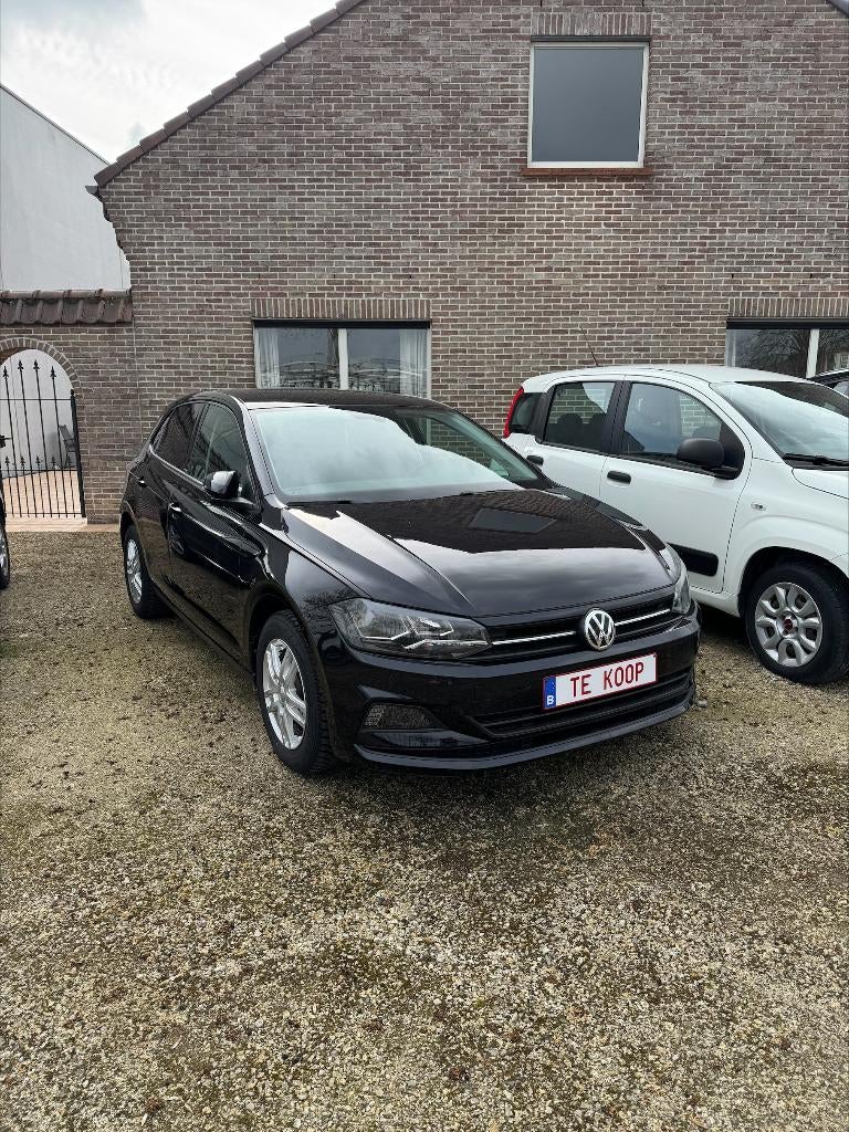Volkswagen polo 1.0 Comfortline, Auto's, 110 g/km, Zwart, Bedrijf, 5 deurs