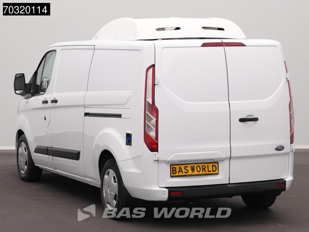 Ford Transit Custom 130PK Koelwagen L2H1 230v Stekker LED Ai, Stof, Euro 6, 4 cilinders, Wit