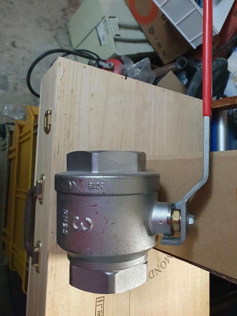 2 Vannes à bille 3 pouces FF  neuves, Bricolage & Construction, Enlèvement