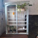 Oude vitrinekast deur, mooi wandrek., Ophalen