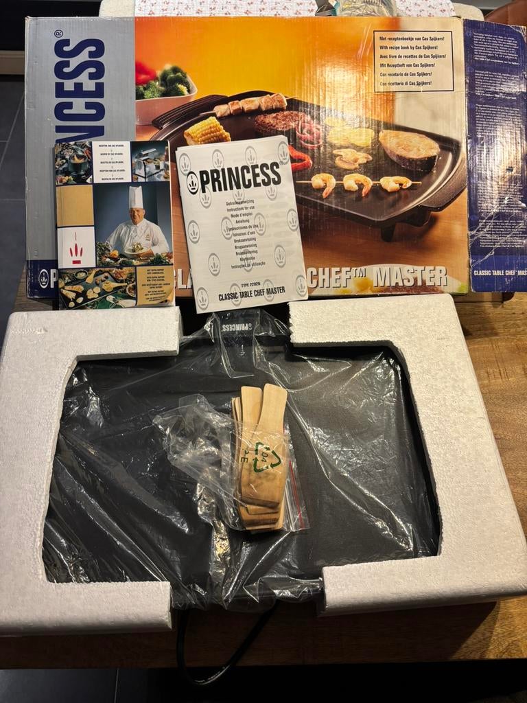 Princess Classic Table Chef Master Tafelgrill, Ophalen of Verzenden, Zo goed als nieuw, 4 t/m 7 personen