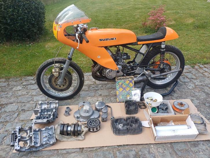 Suzuki GT500 Classic racer, Motoren, Motoren | Suzuki, Particulier, Overig, meer dan 35 kW, 2 cilinders, Handgeschakeld, Gebruikt
