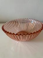 Vintage roze fruitschaal in art deco stijl, Antiek en Kunst, Ophalen of Verzenden