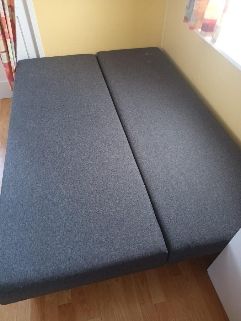 Te koop een zetelbed, Ophalen, Zo goed als nieuw, Stof, 150 tot 200 cm