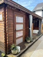 Blokhut met overkapping, Ophalen, Gebruikt