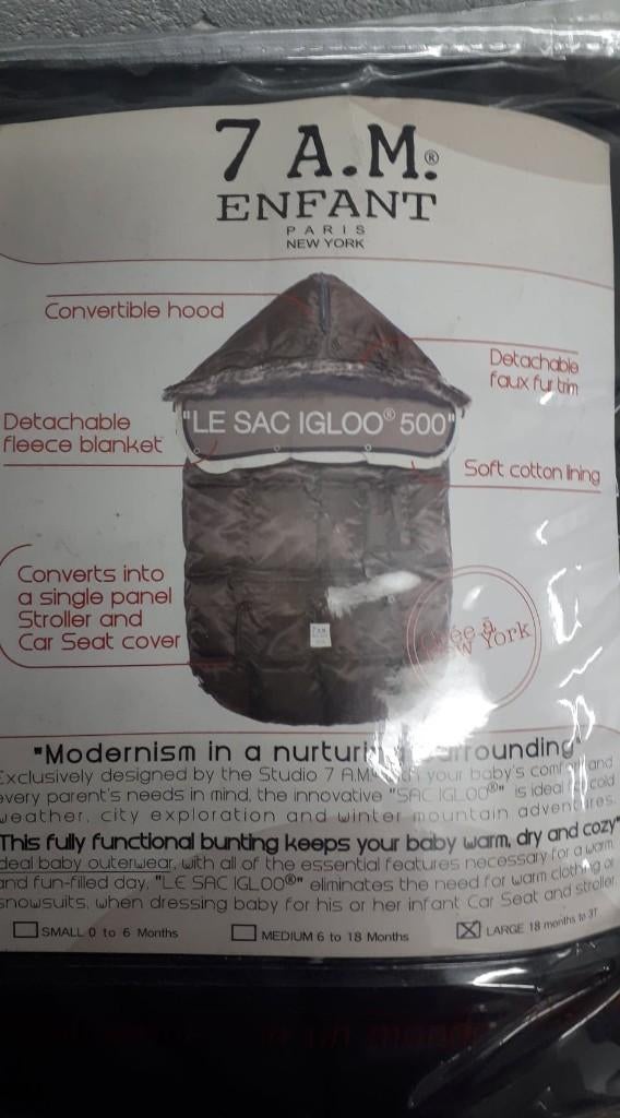 Sac Baby Iglo, Enlèvement, Neuf