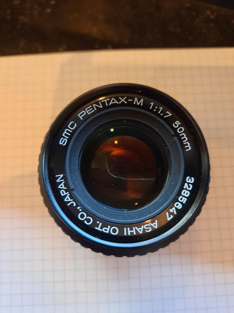 SMC Pentax 50mm - f/1.7, Audio, Tv en Foto, Foto | Lenzen en Objectieven, Gebruikt, Standaardlens, Verzenden