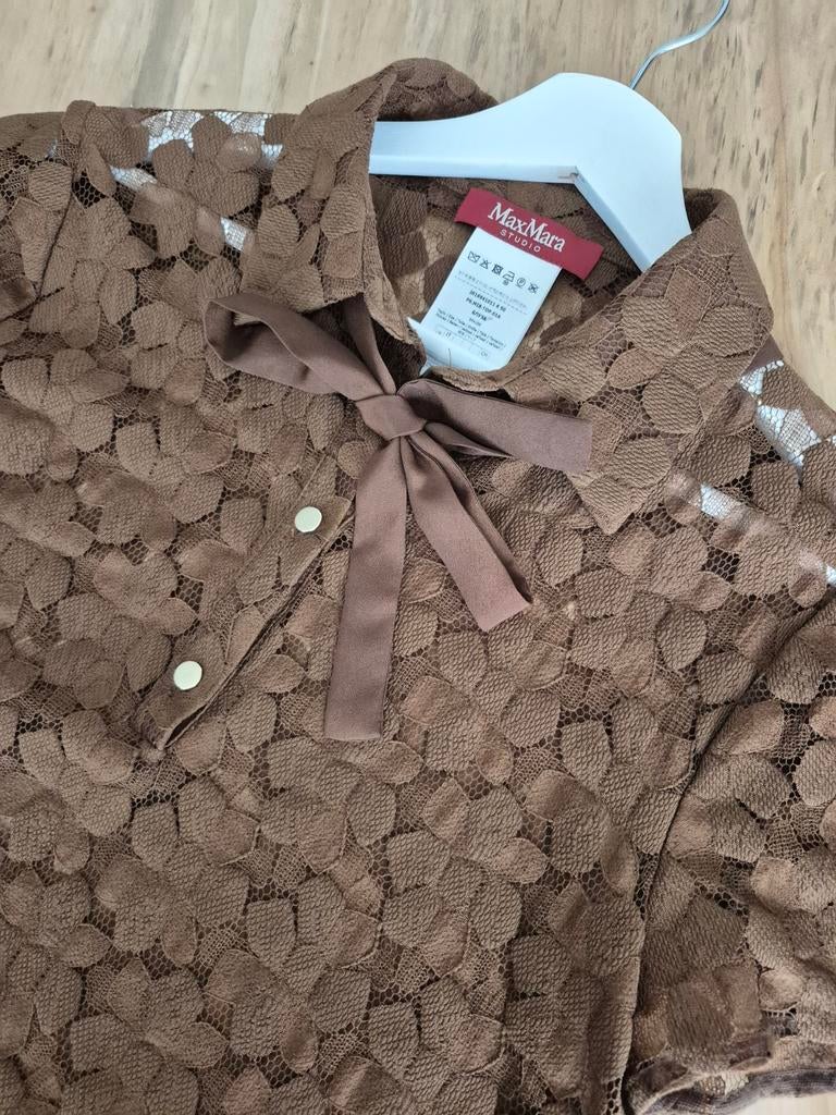 Max Mara studio splinternieuw bloesje met kant, Ophalen of Verzenden