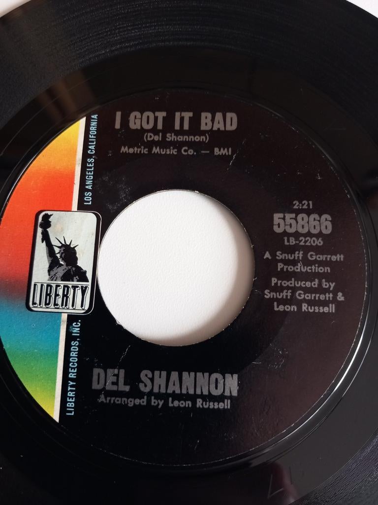 DEL SHANNON. I GOT I BAD .R&B POPCORN 60S USA 45T