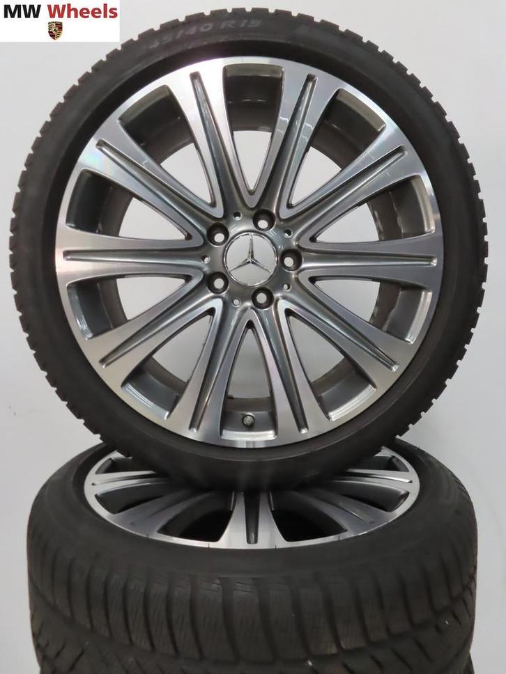 Originele Mercedes E Klasse W213 19 inch velgen winterbanden, Autos : Pièces & Accessoires, Pneus & Jantes, Pneus et Jantes, Pneus hiver