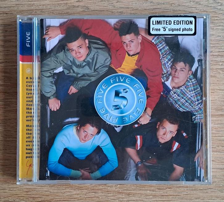 Five - 5 (limited edition free '5' signed photo), Cd's en Dvd's, Cd's | Pop, Gebruikt, 1990 - 1999, Ophalen of Verzenden