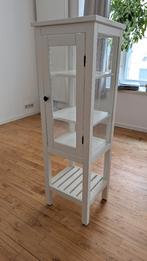 IKEA HEMNES armoire / vitrine blanche porte vitrée, Maison & Meubles, Enlèvement, Utilisé