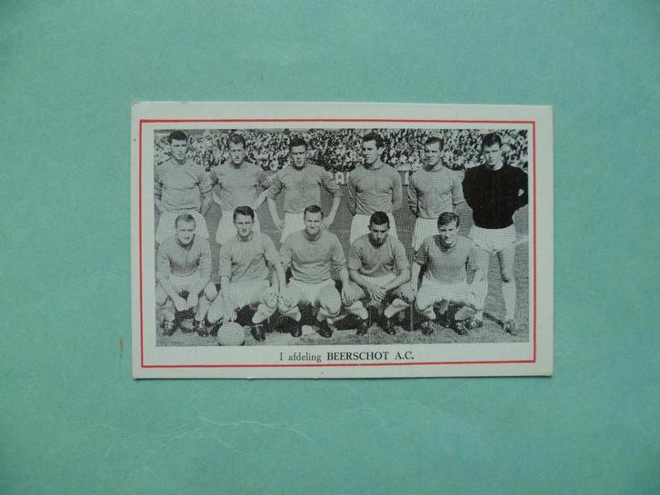 Voetbal chromos images kaarten Football Beerschot A.C., Verzamelen, Overige Verzamelen, Gebruikt, Ophalen of Verzenden
