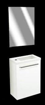 Toiletmeubel set incl spiegel, Huis en Inrichting, Badkamer | Badkamermeubels, Ophalen, Minder dan 50 cm, Overige typen, Nieuw