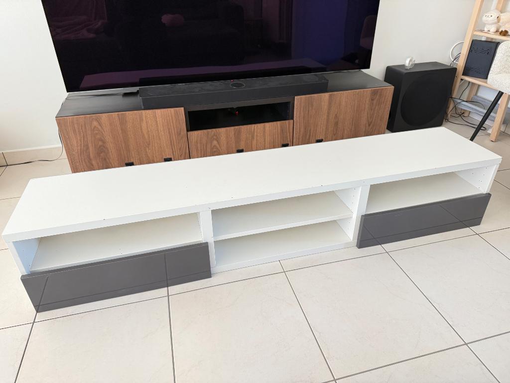 Meuble TV 180x40x32, 25 à 50 cm, Moins de 100 cm, 150 à 200 cm, Enlèvement