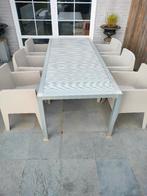 Tuintafel met stoelen, Jardin & Terrasse, Enlèvement, Utilisé, Aluminium