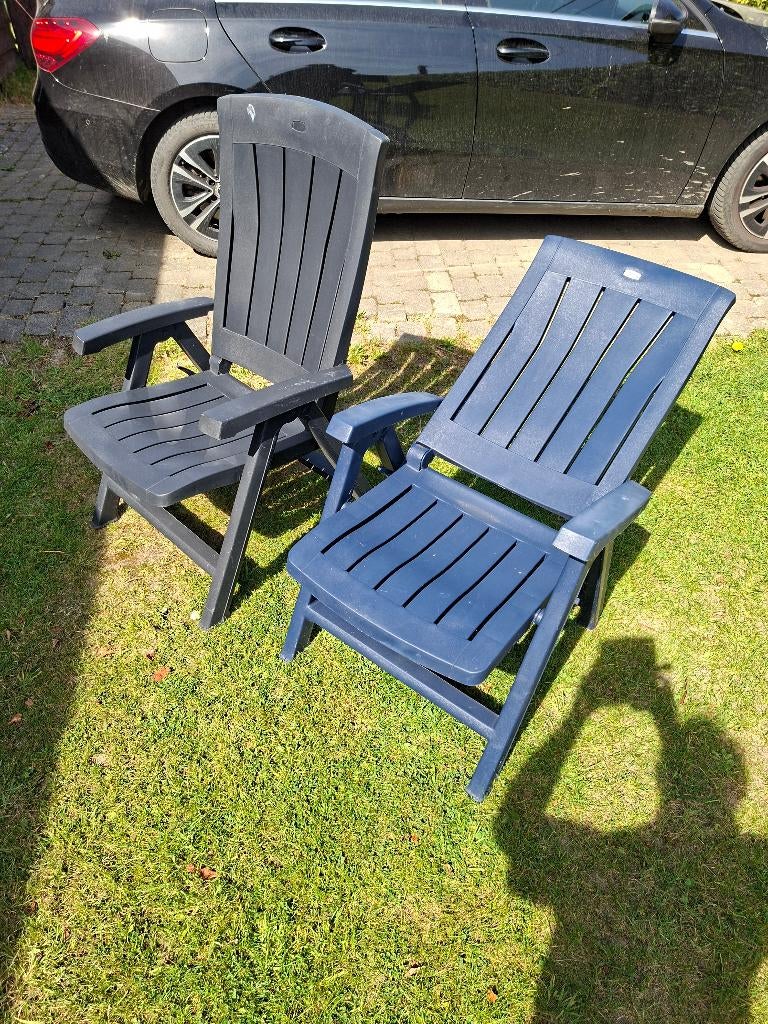 Tuinstoel, Jardin & Terrasse, Chaises de jardin, Enlèvement, Comme neuf, Plastique, Ajustable