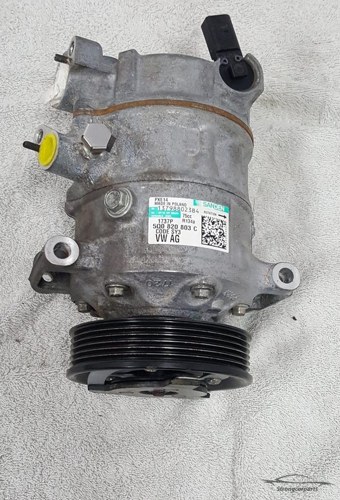 Aircopomp compressor VW Golf 7 5Q0820803A 2014, Auto-onderdelen, Airco en Verwarming, Volkswagen, Gebruikt, Ophalen of Verzenden