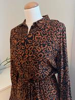 Longue robe chemise léopard  CKS • s, Enlèvement ou Envoi, Taille 36 (S), Comme neuf, Sous le genou