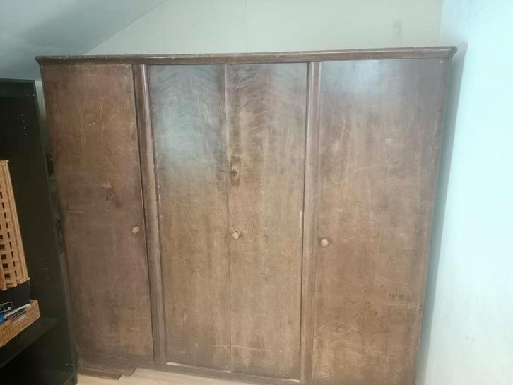 grande armoire de rangement,€ 98,- vintage brocante, Maison & Meubles, Armoires | Penderies & Garde-robes, Utilisé, 150 à 200 cm