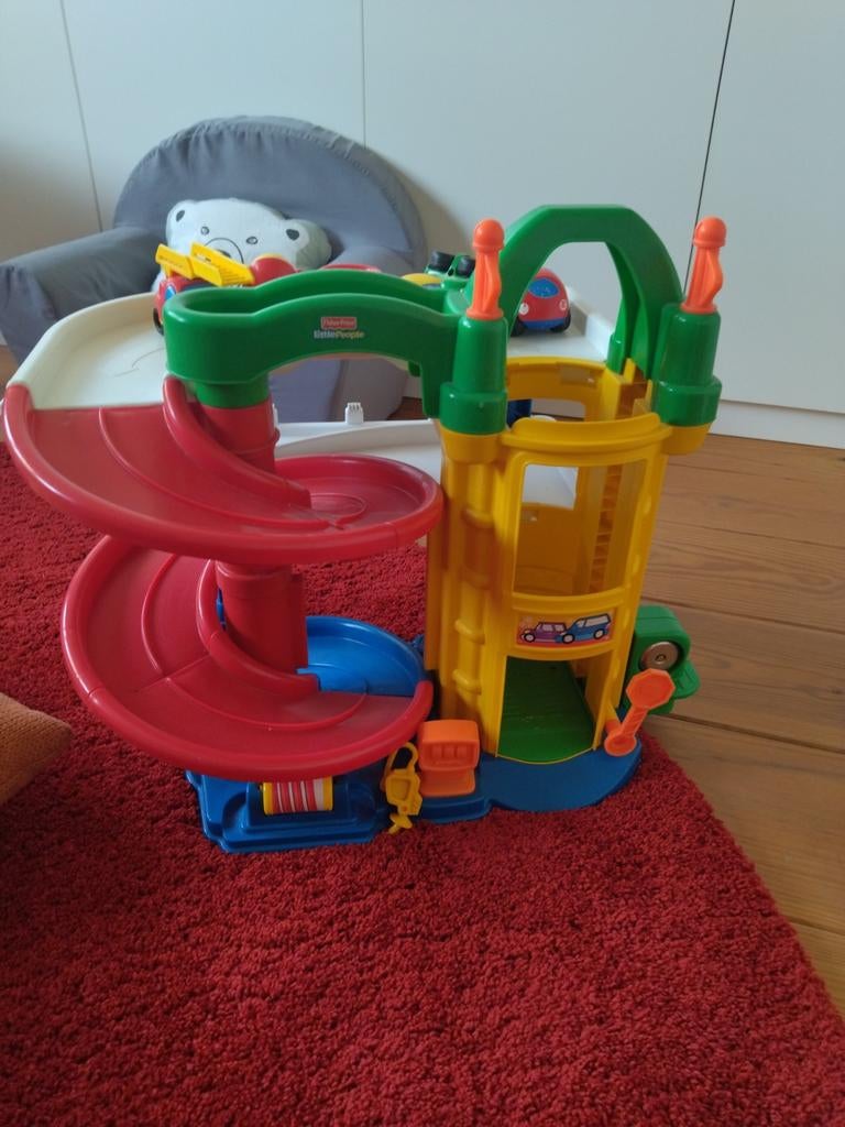 Garage, little people, Kinderen en Baby's, Speelgoed | Fisher-Price, Ophalen