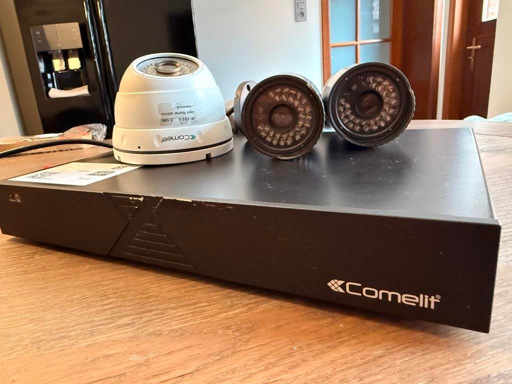 Système caméra surveillance Comelit, TV, Hi-fi & Vidéo, Enlèvement, Utilisé