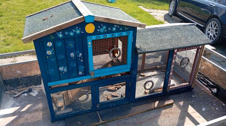 Poulailler ou clapier, Animaux & Accessoires, Rongeurs & Lapins | Cages & Clapiers, Utilisé, Enlèvement