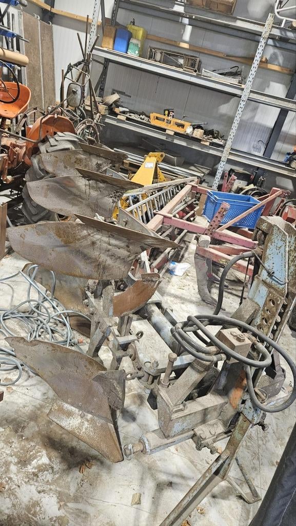 Lemken 3 schaar wentel ploeg, Enlèvement, Cultures, Labour