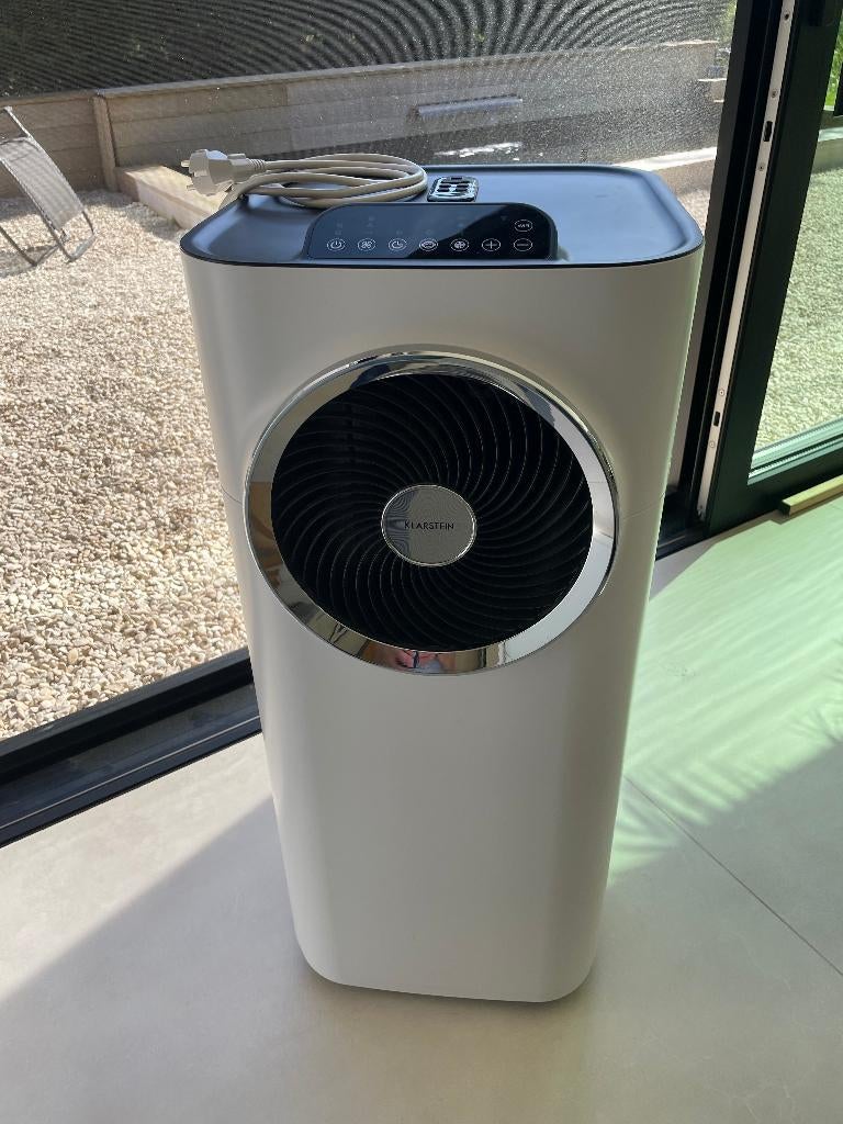 Climatiseur mobile Klarstein Kraftwerk Smart  (3-en-1), Refroidissement et Déshumidification, Comme neuf, Enlèvement, Télécommande