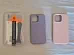 Hoesjes en een screenprotector voor iPhone 15 Pro Max, Enlèvement, Utilisé, Housse ou Sac