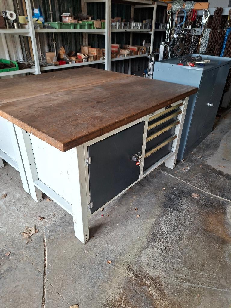 werkbank garant  1,50 m op 75 cm, Enlèvement, Utilisé, 120 à 170 cm